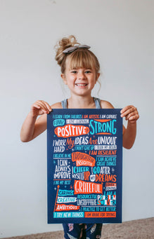 Positive Affirmations Poster (hardcopy)